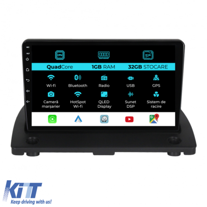 Navigatie Dedicata Volvo Xc90 (2002-2014), 9Inch, 1Gb Ram, 32Gb Stocare, Carplay Performance AutoTuning