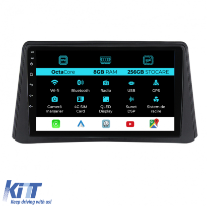 Navigatie Dedicata Opel Mokka (2012 - 2016) 9 Inch, 8Gb Ram, 256Gb stocare, Carplay Performance AutoTuning