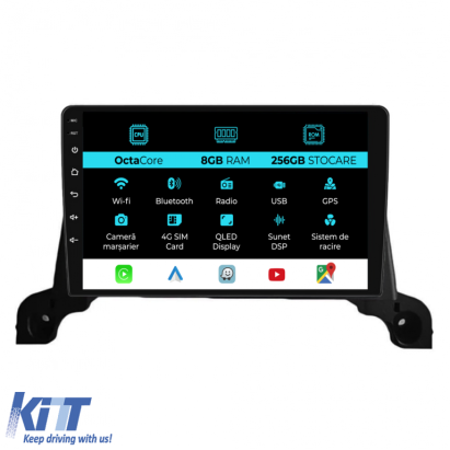 Navigatie Dedicata Peugeot 3008 5008 (2016 - 2021), 9Inch, 8Gb Ram, 256Gb Stocare, Carplay Performance AutoTuning