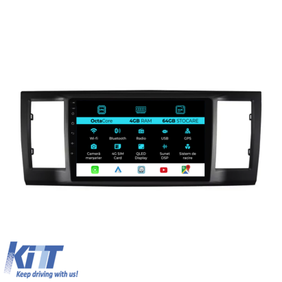 Navigatie Dedicata Volkswagen Transporter T6 (2016 - 2020), 9Inch, 4Gb Ram, 64Gb Stocare, Carplay Performance AutoTuning