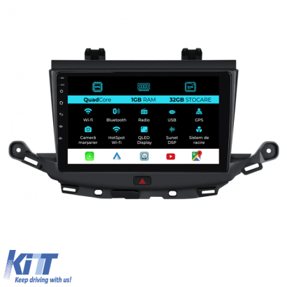Navigatie Dedicata Opel Astra K (2015 - 2021) 9 Inch, 1Gb Ram, 32Gb stocare, Carplay Performance AutoTuning