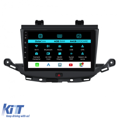 Navigatie Dedicata Opel Astra K (2015 - 2021) 9 Inch, 4Gb Ram, 64Gb stocare, Carplay Performance AutoTuning