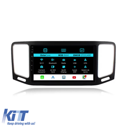 Navigatie Dedicata Volkswagen Sharan (2012-2019), 9Inch, 8Gb Ram, 256Gb Stocare, Carplay Performance AutoTuning
