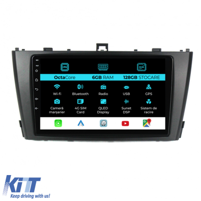 Navigatie Dedicata Toyota Avensis (2008-2015), 9Inch, 6Gb Ram, 128Gb Stocare, Carplay Performance AutoTuning