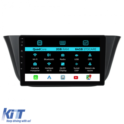 Navigatie Dedicata Iveco Daily (2014-2021), 9Inch, 2Gb Ram, 32Gb Stocare, Carplay Performance AutoTuning