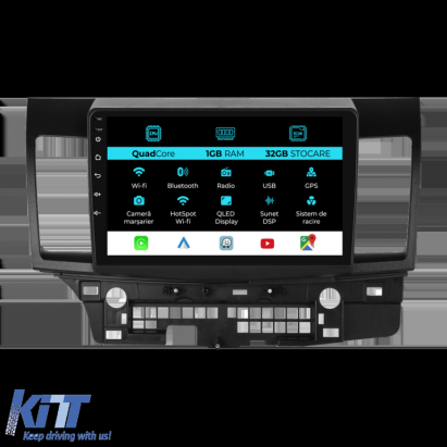 Navigatie Dedicata Mitsubishi Lancer (2007-2013), 9Inch, 1Gb Ram, 32Gb Stocare, Carplay Performance AutoTuning