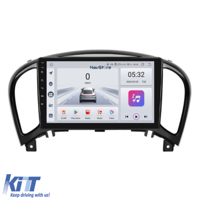 Navigatie Android Dedicata Nissan Juke (2010-2017), 9Inch, 4Gb Ram, 64Gb Stocare, Bluetooth, WiFi, Carplay Performance AutoTuning