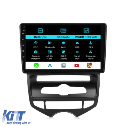Navigatie Android Dedicata Hyundai IX20 (2010-2019), 9Inch, 8Gb Ram, 256Gb Stocare, Carplay Performance AutoTuning