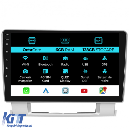 Navigatie Dedicata Opel Astra J (2010 - 2015), 9Inch, 6Gb Ram, 128Gb Stocare, Carplay Performance AutoTuning