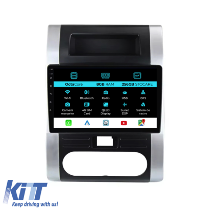 Navigatie Dedicata Nissan X-Trail T31 (2007 - 2015), 10Inch, 8Gb Ram, 256Gb Stocare, Carplay Performance AutoTuning