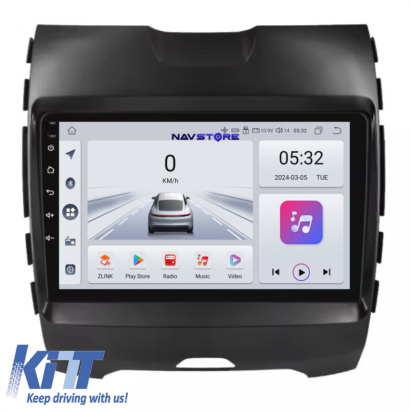 Navigatie Dedicata Ford Edge (2015 - 2021), 9Inch, 4Gb Ram, 64Gb Stocare, Carplay Performance AutoTuning