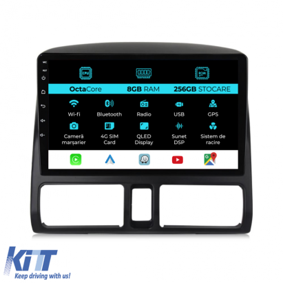Navigatie Dedicata Honda CR-V (2001 - 2006), 9Inch, 8Gb Ram, 256Gb Stocare, Carplay Performance AutoTuning