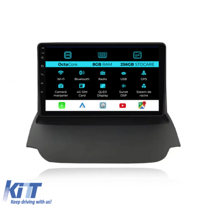 Navigatie Dedicata Ford EcoSport (2013 - 2016), 9Inch, 8Gb Ram, 256Gb Stocare, Carplay Performance AutoTuning