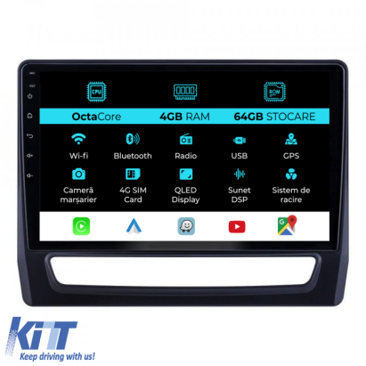 Navigatie Dedicata Mitsubishi ASX 2 (2019 - 2025), 10Inch, 4Gb Ram, 64Gb Stocare, Carplay Performance AutoTuning