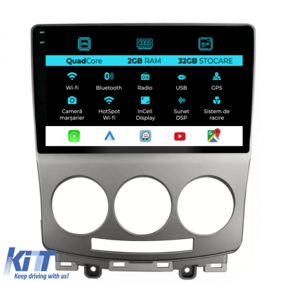 Navigatie Dedicata Mazda 5 (2005-2010), 9Inch, 2Gb Ram, 32Gb Stocare, Carplay Performance AutoTuning