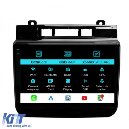 Navigatie Dedicata Volkswagen Touareg (2010-2018), 9Inch, 8Gb Ram, 256Gb Stocare, Carplay Performance AutoTuning