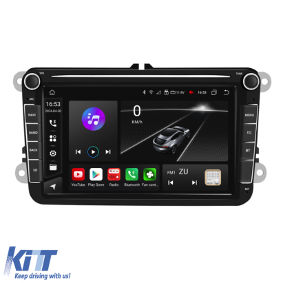 Navigatie Dedicata Volkswagen, 8Inch, 8Gb Ram, 128Gb stocare, Apple Carplay Android Auto Performance AutoTuning