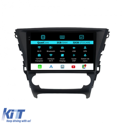 Navigatie Dedicata Toyota Avensis (2015-2018), 9 Inch, 2Gb Ram, 32Gb stocare, Carplay Performance AutoTuning