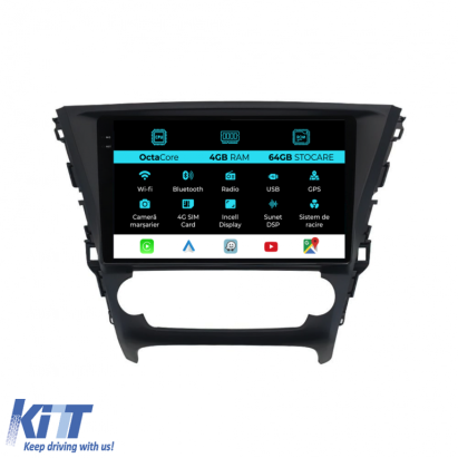 Navigatie Dedicata Toyota Avensis (2015-2018), 9 Inch, 4Gb Ram, 64Gb stocare, Carplay Performance AutoTuning