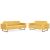 Set de canapele, 2 piese, galben, material textil GartenMobel Dekor