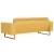 Set de canapele, 2 piese, galben, material textil GartenMobel Dekor