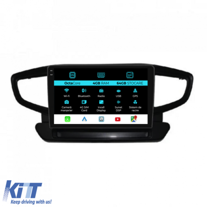 Navigatie Dedicata Hyundai Ioniq (2016 - 2022), 9Inch, 4Gb Ram, 64Gb Stocare, Carplay Performance AutoTuning