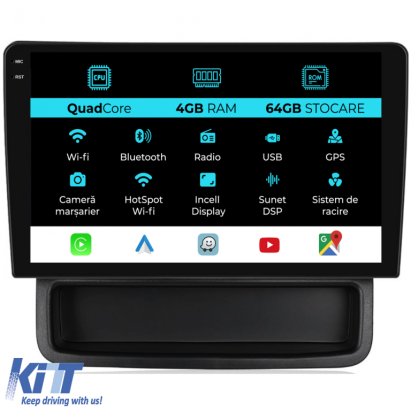 Navigatie Dedicata Nissan Primastar (2010-2014),QuadCore, 10Inch, 4Gb Ram, 64Gb Stocare, Carplay Performance AutoTuning