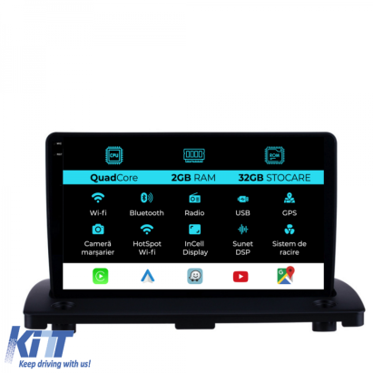 Navigatie Dedicata Volvo Xc90 (2002-2014), 9Inch, 2Gb Ram, 32Gb Stocare, Carplay Performance AutoTuning