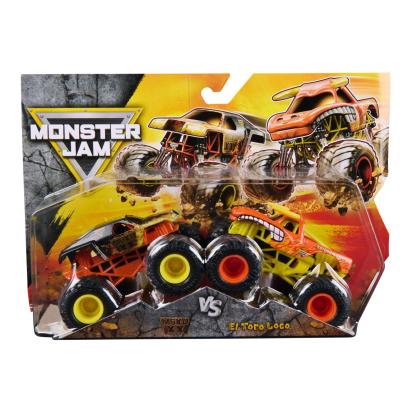 MONSTER JAM SET 2 MASINUTE METALICE MAX D XX SI EL TORO LOCO SCARA 1 LA 64 SuperHeroes ToysZone