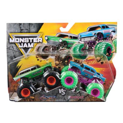 MONSTER JAM SET 2 MASINUTE METALICE AVENGER SCARA 1 LA 64 SuperHeroes ToysZone
