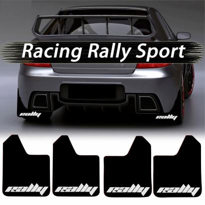 Set 4 Aparatori Noroi SPORT din cauciuc pentru autoturisme, universale,  model Rally, dimensiune 30 x 23cm FAVLine Selection