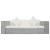 Set de canapea cu perne, 2 piese, gri, ratan natural GartenMobel Dekor