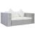 Set de canapea cu perne, 2 piese, gri, ratan natural GartenMobel Dekor