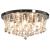 Lustră cu mărgele de cristal, argintiu, rotund, 4 becuri x G9 GartenMobel Dekor