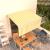 Copertină retractabilă manual cu stor, galben & alb, 3x2,5 m GartenMobel Dekor