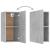 Set de dulapuri TV, 8 piese, gri beton, lemn prelucrat GartenMobel Dekor