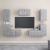 Set de dulapuri TV, 7 piese, gri beton, lemn prelucrat GartenMobel Dekor