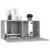 Set de dulapuri TV, 7 piese, gri beton, lemn prelucrat GartenMobel Dekor