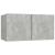 Set de dulapuri TV, 7 piese, gri beton, lemn prelucrat GartenMobel Dekor