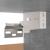 Set de dulapuri TV, 7 piese, gri beton, lemn prelucrat GartenMobel Dekor