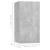 Dulapuri TV, 4 buc, gri beton, 30,5x30x60 cm, lemn prelucrat GartenMobel Dekor