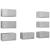 Dulapuri TV, 7 buc, gri beton, 30,5x30x60 cm, lemn prelucrat GartenMobel Dekor