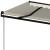 Copertină retractabilă automat, crem, 600x350 cm GartenMobel Dekor