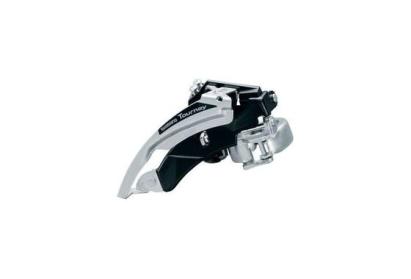 Schimbator fata 7/8 viteze Shimano FD TY710, Top Swing, Dual Pull, colier cu adaptor 31,8 mm Ultimate FactoryBikes