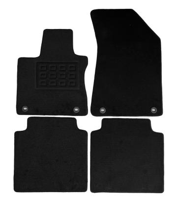 Set covorase auto mocheta Mg Hs 2 Liftback 2024->, Negru, 4 buc. AutoDrive ProParts