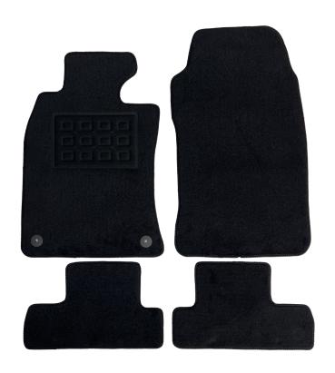 Set covorase auto mocheta Mini R52 Convertible 2005->2007, Negru, 4 buc. AutoDrive ProParts