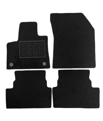 Set covorase auto mocheta Peugeot 3008 2 2016-> ; Grandland X 2017-> 2016->, Negru, 4 buc. AutoDrive ProParts
