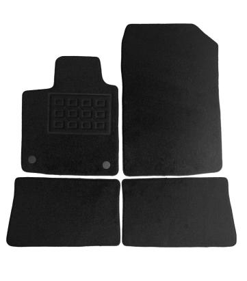 Set covorase auto mocheta Renault Twingo 2 2007-> 2012-> Lift, Negru, 4 buc. AutoDrive ProParts
