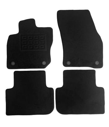 Set covorase auto mocheta Vw Tiguan 2024-> Etsi 2024->, Negru, 4 buc. AutoDrive ProParts