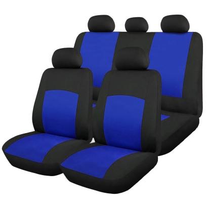 Huse Scaun Auto, 9 piese, universale, culoare Albastru-Negru FAVLine Selection